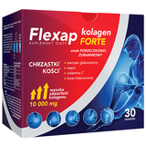 Flexap Kolagen Forte, smak porzeczkowo-żurawinowy, 30 saszetek USZKODZONE OPAKOWANIE - miniaturka zdjęcia produktu