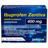 Ibuprofen Zentiva 400 mg, 50 tabletek - miniaturka zdjęcia produktu