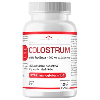 Colostrum Bovinum, 100 kapsułek - zdjęcie produktu