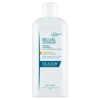 Ducray Kelual Squanorm, szampon przeciwłupieżowy, łupież suchy 200 ml - zdjęcie produktu