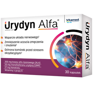 Urydyn Alfa, 30 kapsułek KRÓTKA DATA Urydyn Alfa, 30 kapsułek KRÓTKA DATA - zdjęcie produktu