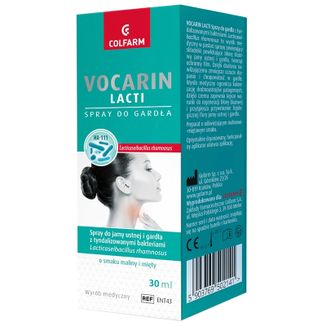Vocarin Lacti, spray do gardła, 30 ml - zdjęcie produktu