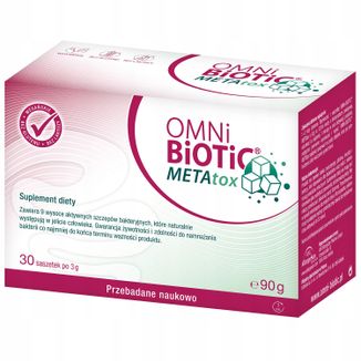 OmniBiotic METAtox, proszek, 3 g x 30 saszetek - zdjęcie produktu