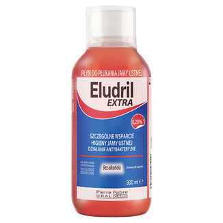 Eludril Extra, antybakteryjny płyn do płukania jamy ustnej, 300 ml - zdjęcie produktu