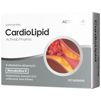 Activlab Pharma CardioLipid, 60 tabletek USZKODZONE OPAKOWANIE - zdjęcie produktu