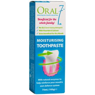 Oral7 Moisturising Toothpaste, nawilżająca pasta do zębów, 75 ml Oral7 Moisturising Toothpaste, nawilżająca pasta do zębów, 75 ml - zdjęcie produktu