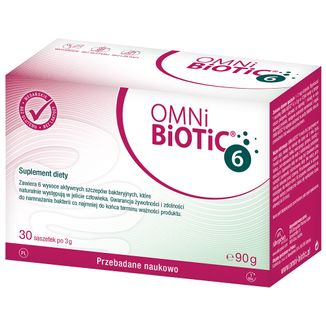 Omni-Biotic 6, proszek, 3 g x 30 saszetek - zdjęcie produktu