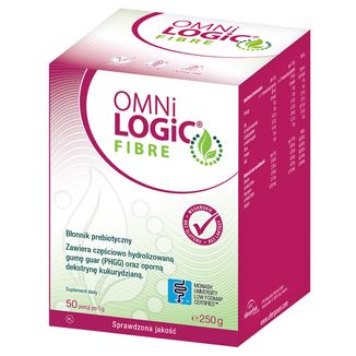 OmniLogic Fibre, błonnik naturalnego pochodzenia, proszek, 250 g - zdjęcie produktu