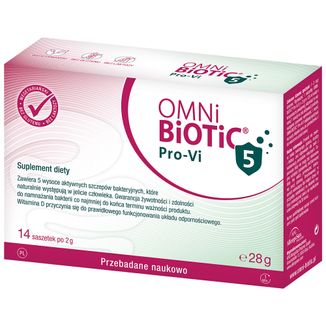OmniBiotic Pro-Vi 5, proszek, 2 g x 14 saszetek - zdjęcie produktu