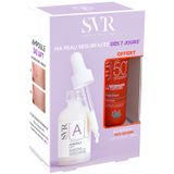 Zestaw SVR Ampoule A, liftingujące serum z retinolem, 30 ml + Sun Secure Blur, mus przeciwsłoneczny, bezzapachowy, SPF 50+, 15 ml w prezencie - miniaturka zdjęcia produktu
