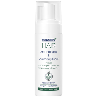 Novaclear Hair, pianka przeciw wypadaniu włosów i zwiększająca ich objętość, 150 ml Novaclear Hair, pianka przeciw wypadaniu włosów i zwiększająca ich objętość, 150 ml - zdjęcie produktu