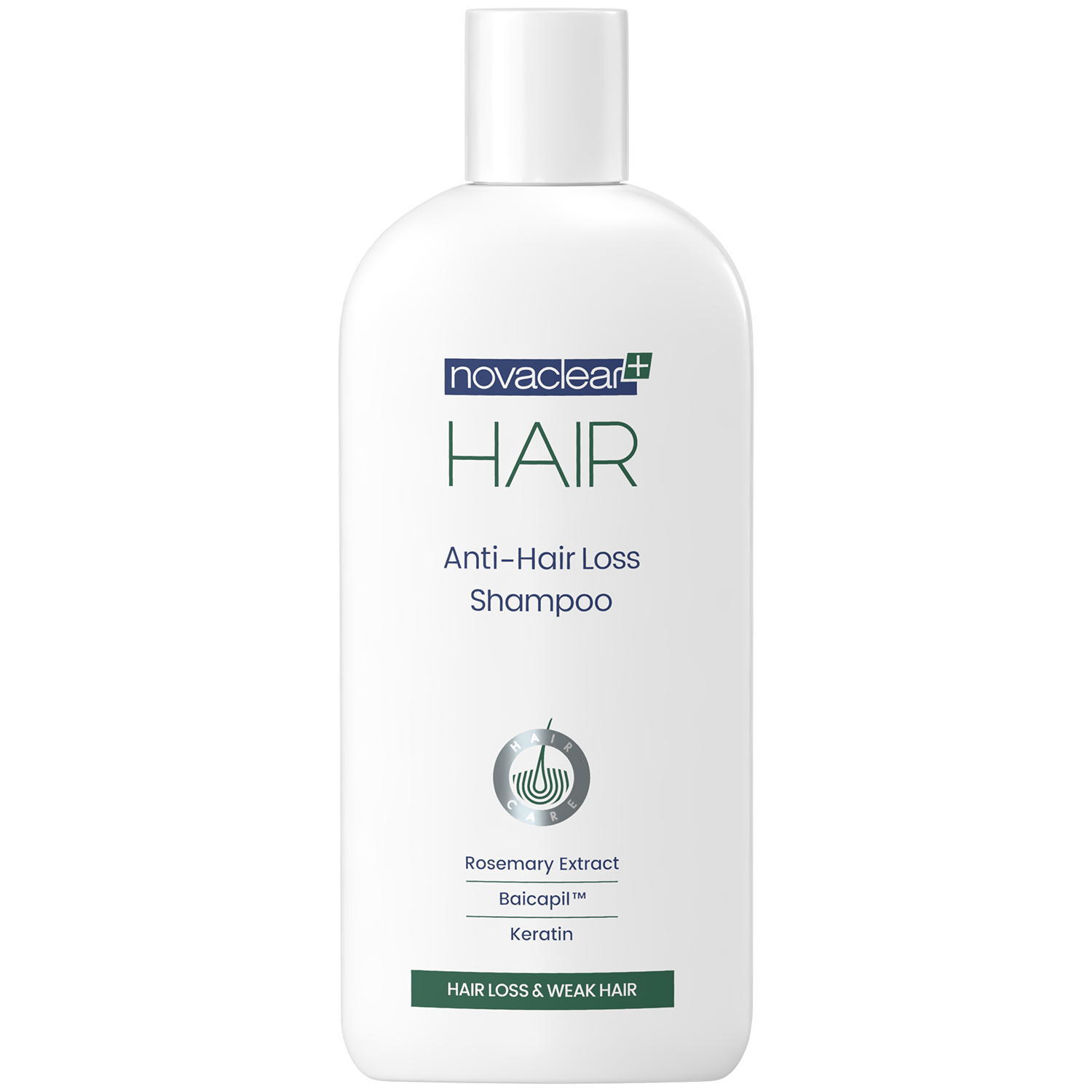 Novaclear Novaclear Hair, Shampoo gegen Haarausfall, 250 ml — Inhaltsstoffe und Bewertung