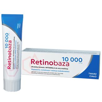 Retinobaza 10 000, ultralekka formuła z witaminą A, do twarzy i ciała, 30 g - zdjęcie produktu