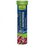 Protego Elektrolity+Multiwitamina, smak jabłko-wiśnia, 20 tabletek musujących - miniaturka zdjęcia produktu
