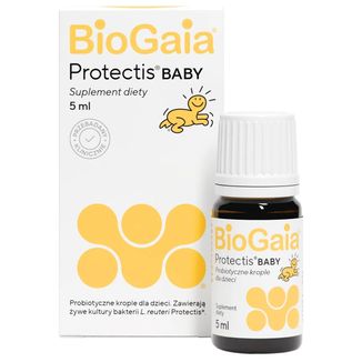 BioGaia Protectis Baby, krople dla dzieci, buteleczka, 10 ml - zdjęcie produktu
