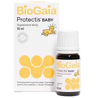 BioGaia Protectis Baby, krople dla dzieci, buteleczka, 10 ml - zdjęcie produktu