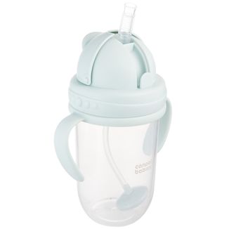 Canpol Babies, kubek niekapek z rurką i odważnikiem, zielony, 56/623, od 6 miesiąca, 270 ml - zdjęcie produktu