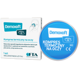 Demoxoft, kompres termiczny na oczy, welokrotnego użytku, 1 sztuka - miniaturka zdjęcia produktu