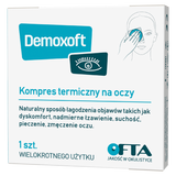 Demoxoft, kompres termiczny na oczy, welokrotnego użytku, 1 sztuka - miniaturka zdjęcia produktu