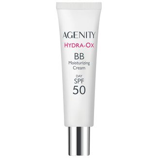 Agenity Hydra-Ox, nawilżający krem BB, SPF 50, 10 light beige, 30 ml - zdjęcie produktu