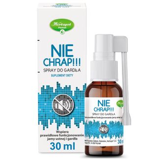 Nie Chrap!!!, spray do gardła, 30 ml - zdjęcie produktu