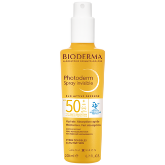 Bioderma Photoderm Spray Invisible, lekki spray do ciała i twarzy, SPF 50+, 200 ml Bioderma Photoderm Spray Invisible, lekki spray do ciała i twarzy, SPF 50+, 200 ml - zdjęcie produktu