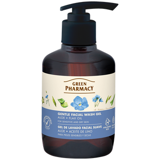 Green Pharmacy, delikatny żel do mycia twarzy, skóra sucha i wrażliwa, aloes, 270 ml Green Pharmacy, delikatny żel do mycia twarzy, skóra sucha i wrażliwa, aloes, 270 ml - zdjęcie produktu