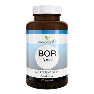 Medverita Bor 3 mg, 120 kapsułek - zdjęcie produktu