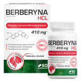 Berberyna HCL, 60 kapsułek - miniaturka zdjęcia produktu