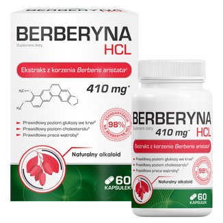 Berberyna HCL, 60 kapsułek - zdjęcie produktu
