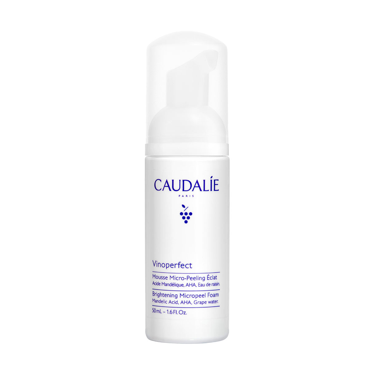 Nieznana Caudalie Vinoperfect, rozjaśniająca pianka mikropeelingująca, 50 ml — Składniki i ocena