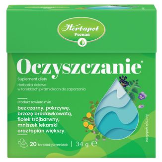 Herbapol Oczyszczanie, herbatka ziołowa, 20 torebek KRÓTKA DATA - zdjęcie produktu