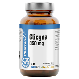Pharmovit Glicyna 850 mg, 60 kapsułek - zdjęcie produktu