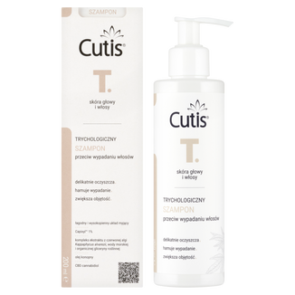 Cutis T, trychologiczny szampon przeciw wypadaniu włosów, 200 ml - zdjęcie produktu