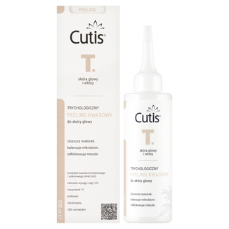 Cutis T, trychologiczny peeling kwasowy do skóry głowy, 100 ml - zdjęcie produktu