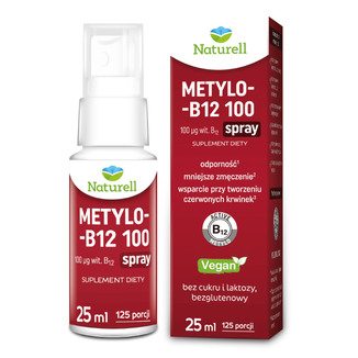 Naturell Metylo B12 100, spray, 25 ml - zdjęcie produktu