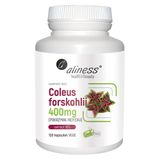 Aliness Coleus Forskohlii, pokrzywa indyjska 400 mg, 100 kapsułek - miniaturka zdjęcia produktu