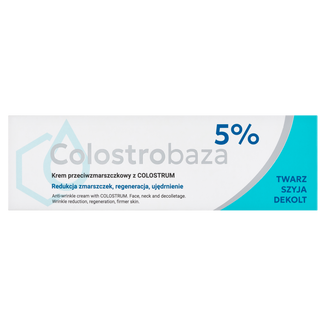 Colostrobaza 5%, krem przeciwzmarszczkowy z colostrum, 30 g USZKODZONE OPAKOWANIE - zdjęcie produktu