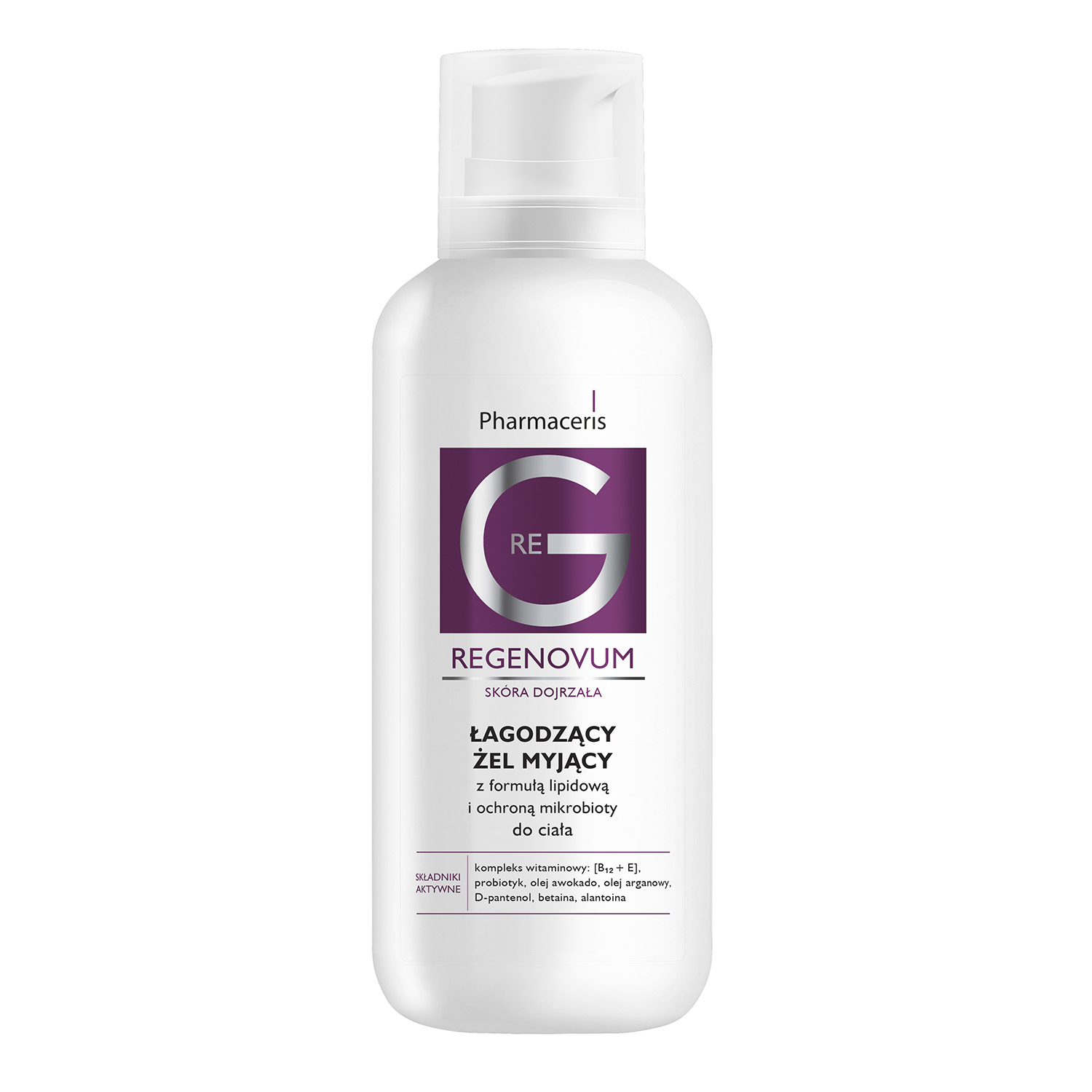 Pharmaceris Pharmaceris G Regenovum, żel myjący łagodzący do ciała, z formułą lipidową, 400 ml — Inhaltsstoffe und Bewertung