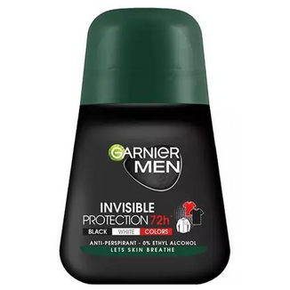 Garnier Men Invisible Protection, antyperspirant 72h, roll-on, 50 ml - zdjęcie produktu