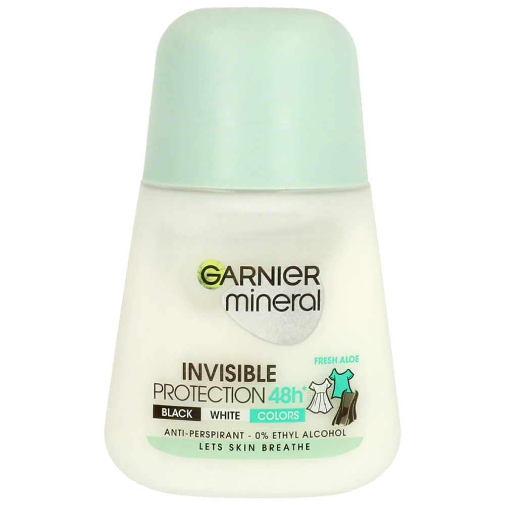 Garnier Garnier Mineral Invisible Protection, Antitranspirant roll-on 48 h, Fresh Aloe, 50 ml — Inhaltsstoffe und Bewertung