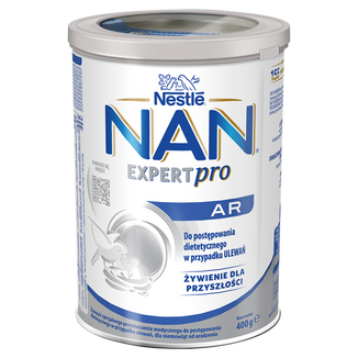 Nestle NAN Expertpro AR, dla niemowląt z tendencją do ulewań, od urodzenia, 400 g - zdjęcie produktu