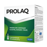 Prolaq, mikrowlewki doodbytnicze z gliceryną, rumiankiem i malwą, 9 g x 6 sztuk - miniaturka zdjęcia produktu