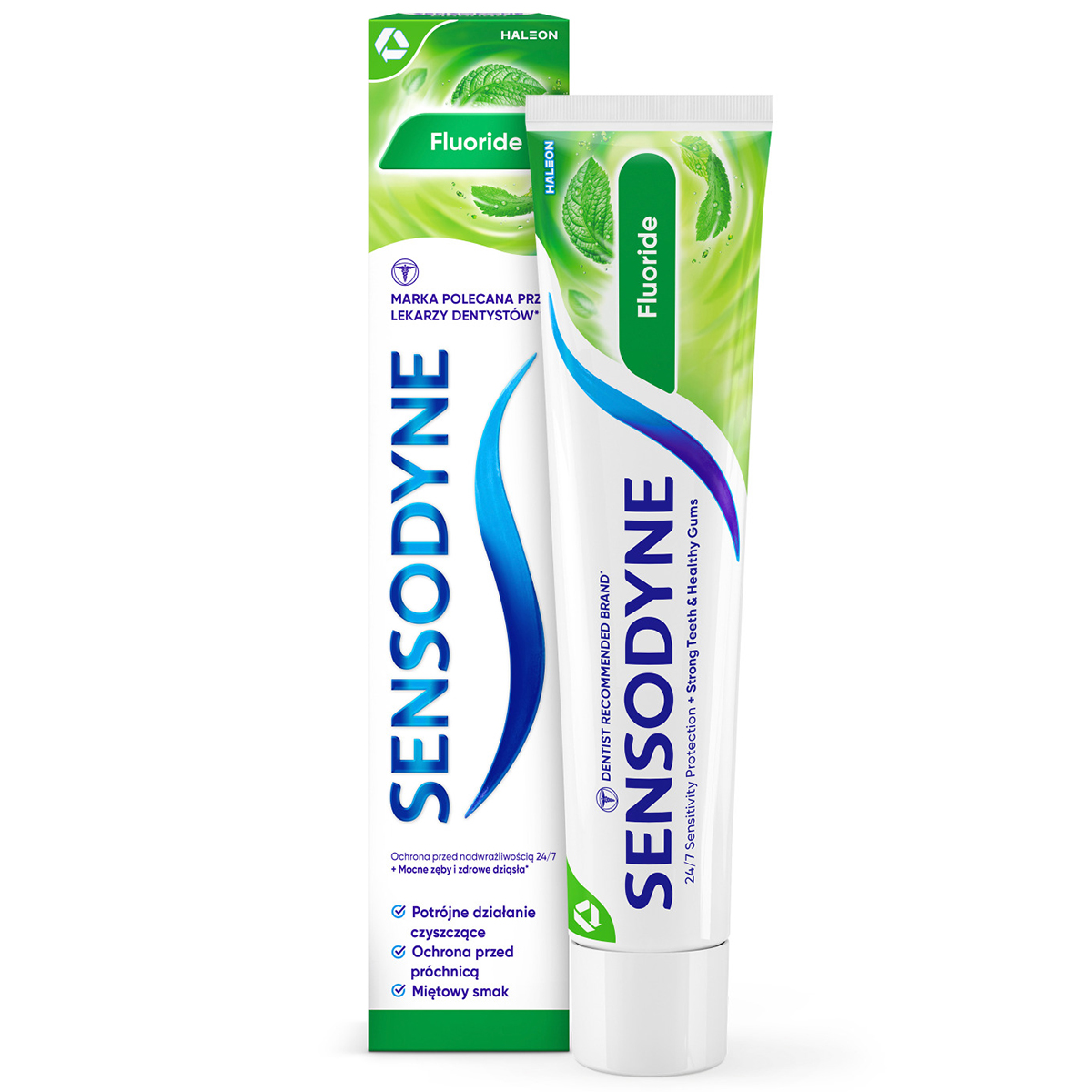 Sensodyne Sensodyne Fluoride, Zahnpasta, 75 ml — Inhaltsstoffe und Bewertung