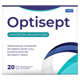 Optisept, chusteczki okulistyczne, 20 sztuk - miniaturka zdjęcia produktu