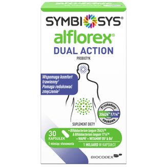 Symbiosys Alflorex Dual Action, 30 kapsułek - zdjęcie produktu