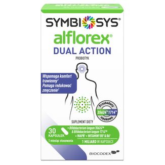 Symbiosys Alflorex Dual Action, 30 kapsułek - zdjęcie produktu