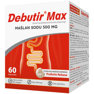 Debutir Max, 60 kapsułek USZKODZONE OPAKOWANIE - zdjęcie produktu