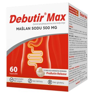 Debutir Max, 60 kapsułek - zdjęcie produktu