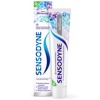 Sensodyne Extra Whitening, wybielająca pasta do zębów, 75 ml USZKODZONE OPAKOWANIE Sensodyne Extra Whitening, wybielająca pasta do zębów, 75 ml USZKODZONE OPAKOWANIE - zdjęcie produktu